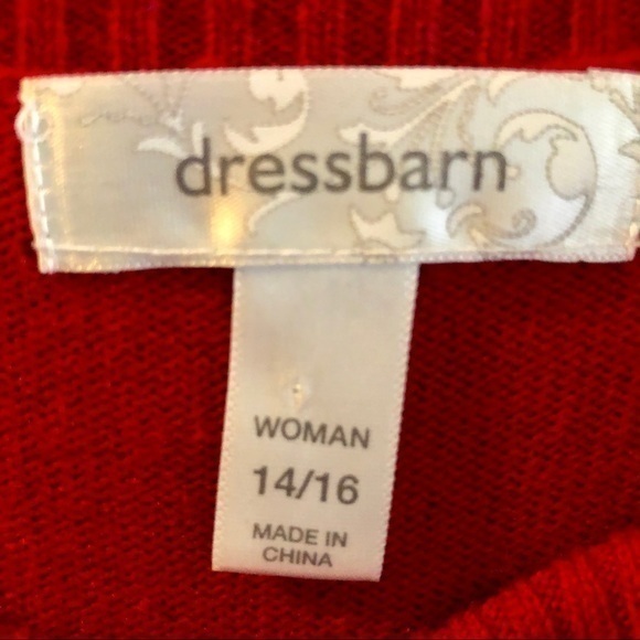 Fabulous Dressbarn Red Sweater - Picture 3 of 3